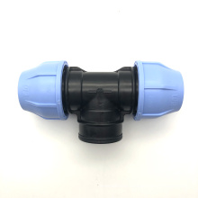 Compression fitting for hdpe pipe Plastic Pipe Fittings  PN16  Female Threaded Tee hdpe PP compression fittings